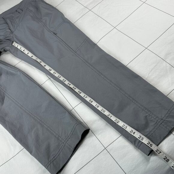 Athleta Pants Womens 4 Gray Palisade Cropped Hiking Athletic Outdoor Active - Picture 10 of 12